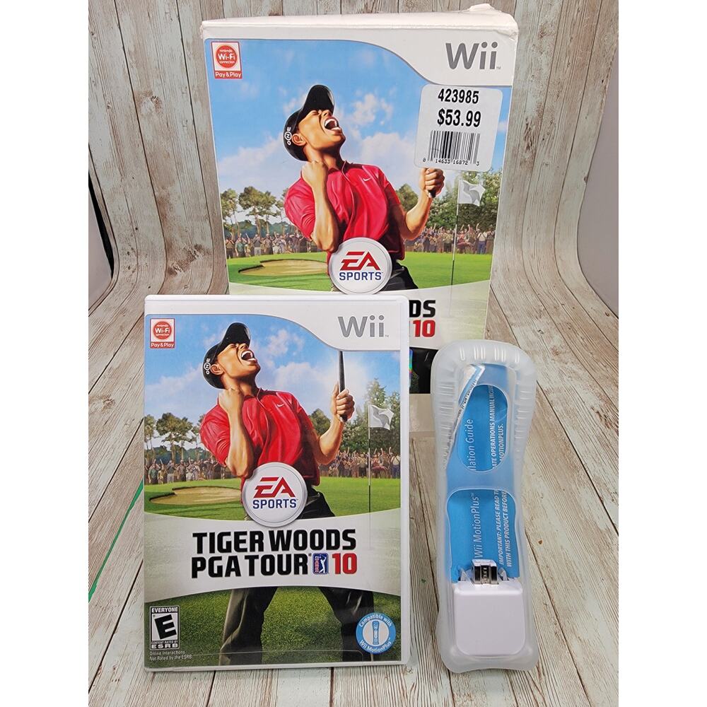 Tiger Woods PGA Tour 10 (Wii MotionPlus Bundle) Open Box Game & Motion